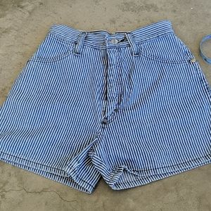 Vintage striped Wrangler shorts